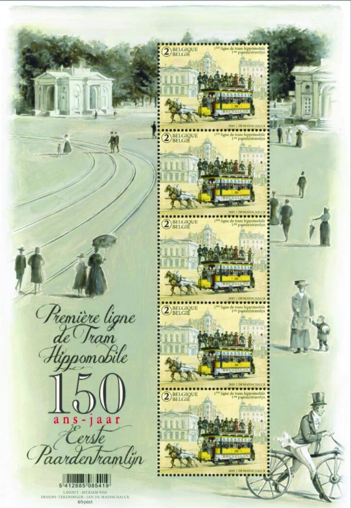 150th Anniversary of First Horse-Drawn Tram in Brussels
