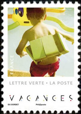 Stamp, Vacation Photographs, France,  , Photographs