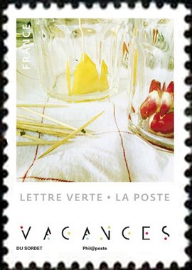 Stamp, Vacation Photographs, France,  , Photographs