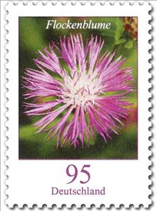 Stamp, Starthistles, Germany, Federal Republic,  , Flowers, Plants (Flora)
