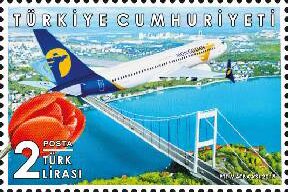 Mongolian Aircraft over Istanbul