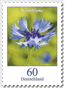Stamp, Cornflower, Germany, Federal Republic,  , Flowers, Plants (Flora)