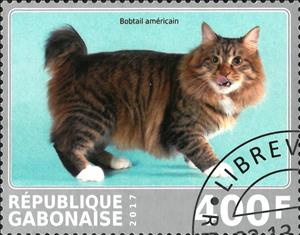 Stamp, Bobtail americain, Cinderellas,  , Animals (Fauna), Cats, Mammals