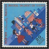 Children Playing Outside the School