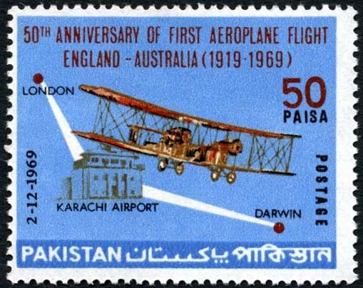 Vickers"Vimy" & Karachi Air Port