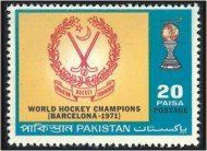 Badge of Hockey Federation and Trophy.