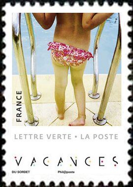 Stamp, Vacation Photographs, France,  , Photographs