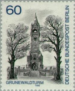 Stamp, Grunewald Tower, Berlin,  , Towers, Townscapes / City Views
