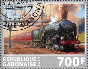 Stamp, Locomotive, Cinderellas,  , Locomotives, Railways, Steam Traction