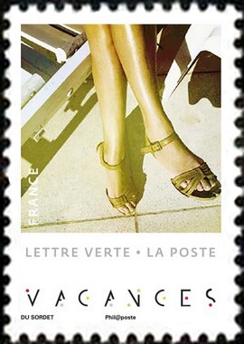 Stamp, Vacation Photographs, France,  , Photographs