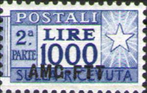 Stamp, Pacchi Postali, Trieste, Zone A,  