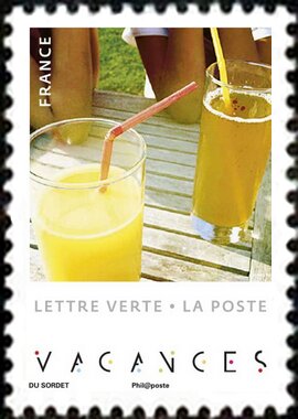 Stamp, Vacation Photographs, France,  , Photographs