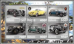 Mini Sheet, Cars, Cinderellas,  , Cars