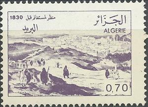 Stamp, Mostaganem, Algeria,  