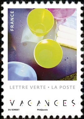 Stamp, Vacation Photographs, France,  , Photographs