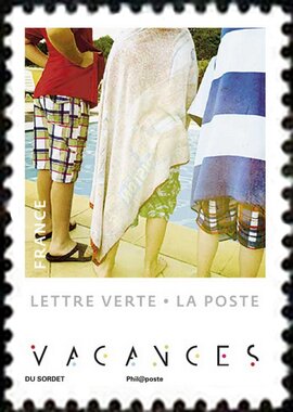 Stamp, Vacation Photographs, France,  , Photographs