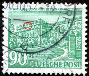 Stamp, Technical College, Berlin,  , Buildings, Education, Schools