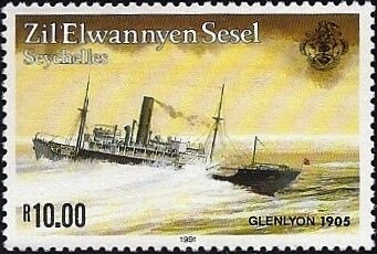 Stamp, Shipwrecks, Seychelles,  , Sailing Ships, Ships