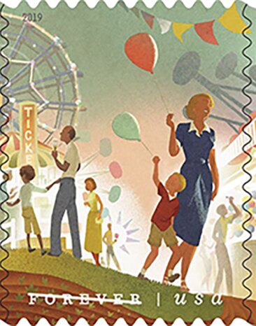 Families Touring The Fair