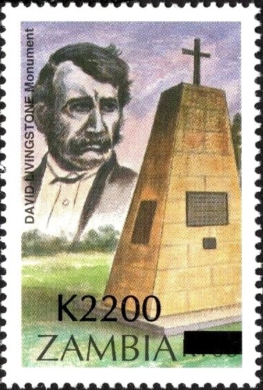 David Livingstone and memorial
