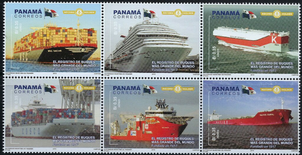 Ships on World Register, Panama Ship Registry