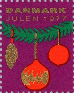 Stamp, Christmas 1977, Cinderellas,  , Christmas