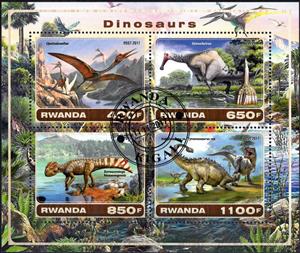 Mini Sheet, Dinosaurs, Cinderellas,  , Dinosaurs, Prehistorical Animals