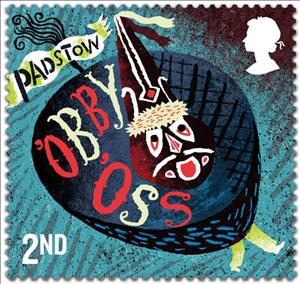 Stamp, Oddy Oss, Padstow, United Kingdom of Great Britain & Northern Ireland,  , Customs, Festivals