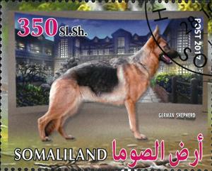 Stamp, German Shepherd, Cinderellas,  , Animals (Fauna), Dogs, Mammals