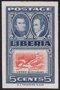 Stamp, Buchanan, Ashmun & Upper Buchanan, Liberia,  