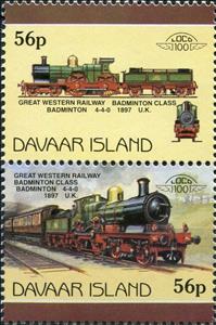 Se-tenant, Class V1 No. 9000 1929 Canada, Cinderellas,  , Locomotives