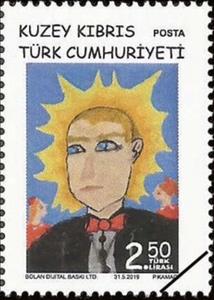 Stamp, Ataturk and Children's Day Art Competition Winners, Northern Cyprus,  , Art, Children, Festivals