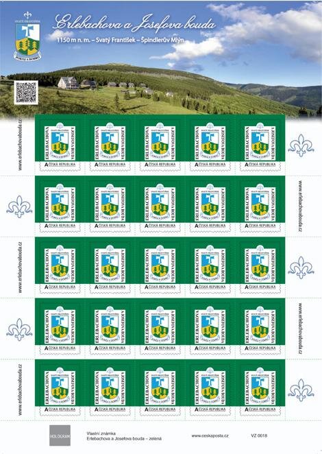 Erlebachova a Josefova bouda - zelená
