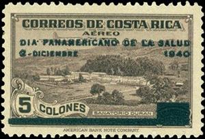 Stamp, Health Day, Costa Rica,  , Healthcare, Landscapes