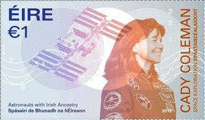 Stamp, Cady Coleman, Ireland,  , Astronauts, Women