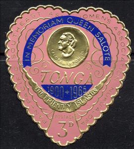 Stamp, Queen Salote, Tonga,  