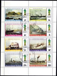 Mini Sheet, Ships, Cinderellas,  , Ships