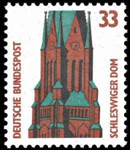 Stamp, St. Peter's Cathedral, Schleswig, Germany, Federal Republic,  , Buildings, Churches - Cathedrals - Basilicas - Chapels