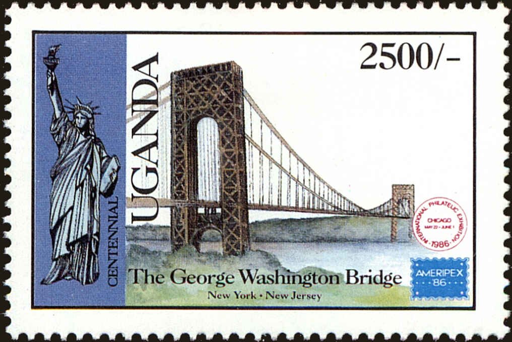 Statue of Liberty and George Washington Bridge