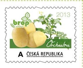 Stamp, BROP 3 - Orchestra, Personalized and Private Mail Stamps,  , Vegetables
