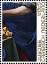 Vermeer's "The Milkmaid" (detail)