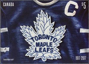 Stamp, 100th Anniv. of Toronto Maple Leafs ® - Jersey, Canada,  , Anniversaries and Jubilees, Ice-hockey, Sports