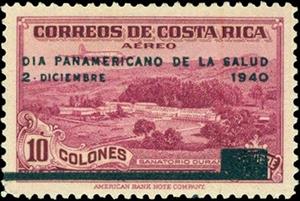Stamp, Health Day, Costa Rica,  , Healthcare, Landscapes