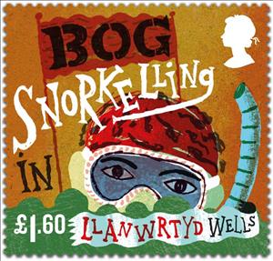 Stamp, Bog Snorkeling, Llanwrtyd Wells, United Kingdom of Great Britain & Northern Ireland,  , Customs, Diving (Scuba-Snorkelling), Festivals