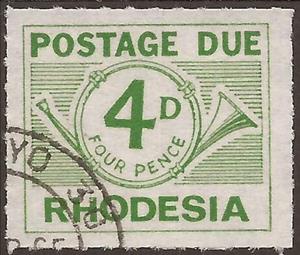 Stamp, Post Horn, Rhodesia,  , Post Horns