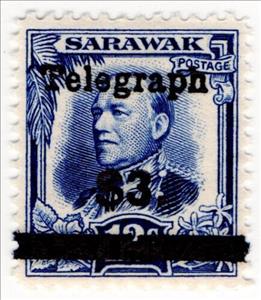 Stamp, Issue of 1932 Overprinted "Telegraph" and Bar and Surcharge, Federal Malay States,  , Famous People, Heads of State, Men