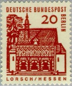 Stamp, Gate Hall, Lorsch, Berlin,  , Monasteries, Buildings, UNESCO World Heritage Sites, Churches - Cathedrals - Basilicas - Chapels