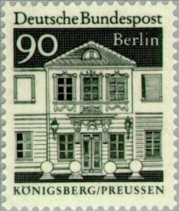 Stamp, Zschokke Ladies cathedral chapter, Königsberg, Berlin,  , Monasteries, Buildings