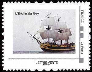 Stamp, L'Etoile du Roy, France,  , Sailing Ships, Ships