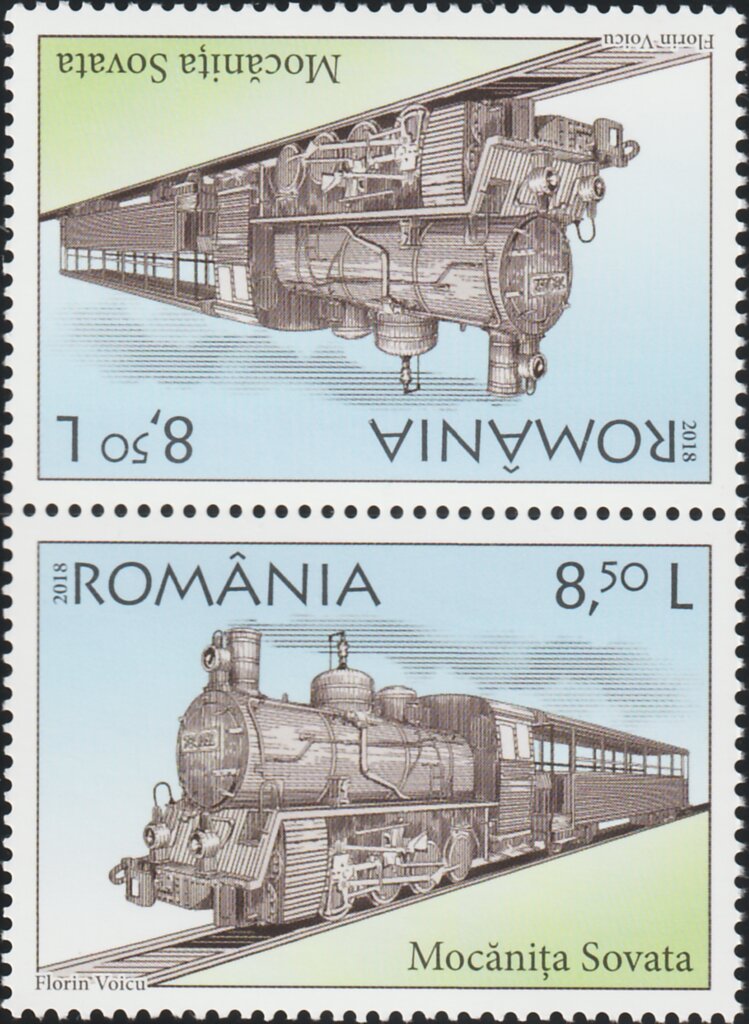 Sovata Mocăniță Steam Train Tête-bêche Pair Type II